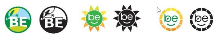 BE logos
