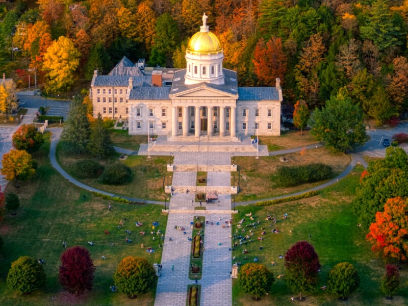 Vermont State Capital building in Montpelier